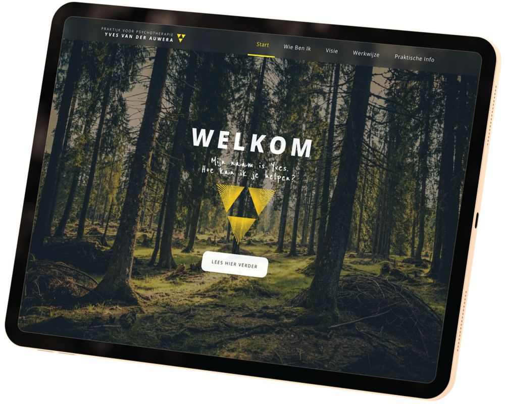 Psychotherapie Yves Website Voorbeeld